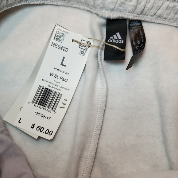 gray adidas joggers - size L - Picture 3 of 3